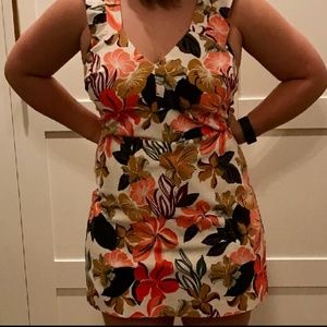 Zara Floral Skort Romper